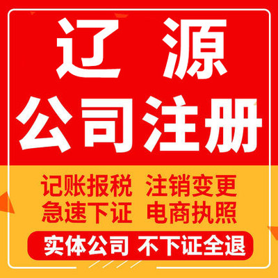辽源公司注册东丰东辽个体工商营业执照代办注销企业变更股权