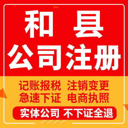 和县公司注册个体工商营业执照代办公司注销企业变更股权异常