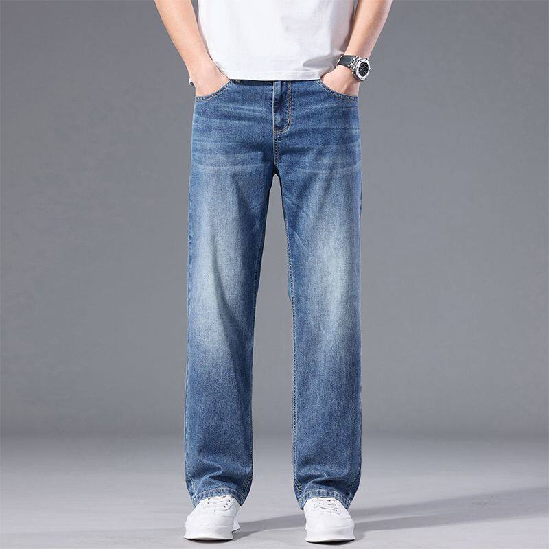 特价复古牛仔裤男士2026新款直筒宽松男裤夏季薄款休闲长裤子男款