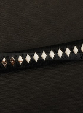 龙泉世剑 全新26cm 手柄 丝绳 武士 合金配件 真鱼皮  通用