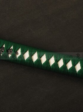 龙泉世剑 全新26cm 手柄 丝绳 黑光板 合金配件 真鱼皮 通用