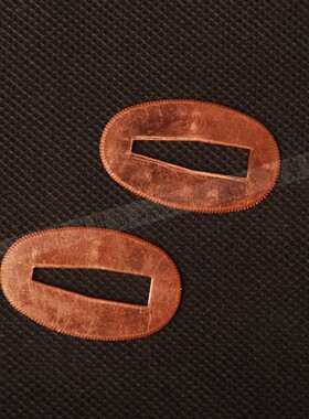 龙泉世剑 日本装具 刀镡垫片 通用金具 高档紫铜片 红铜切羽