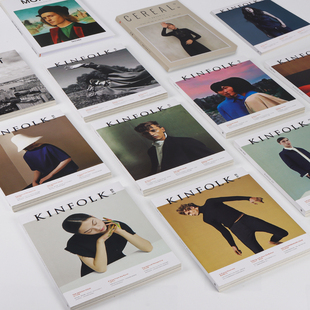 可翻页KINFOLK杂志书样板间咖啡厅书房装饰仿真书摆件摄影道具书