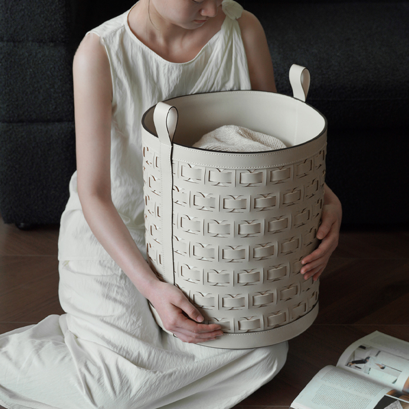 现代衣帽间家用脏衣篓收纳筐