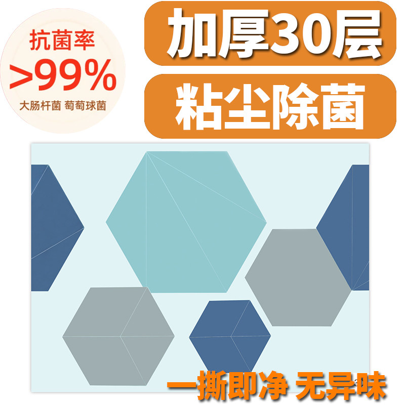 入户门地垫进门口一次性粘尘垫家用防滑无尘可撕式沾灰耐用脚垫