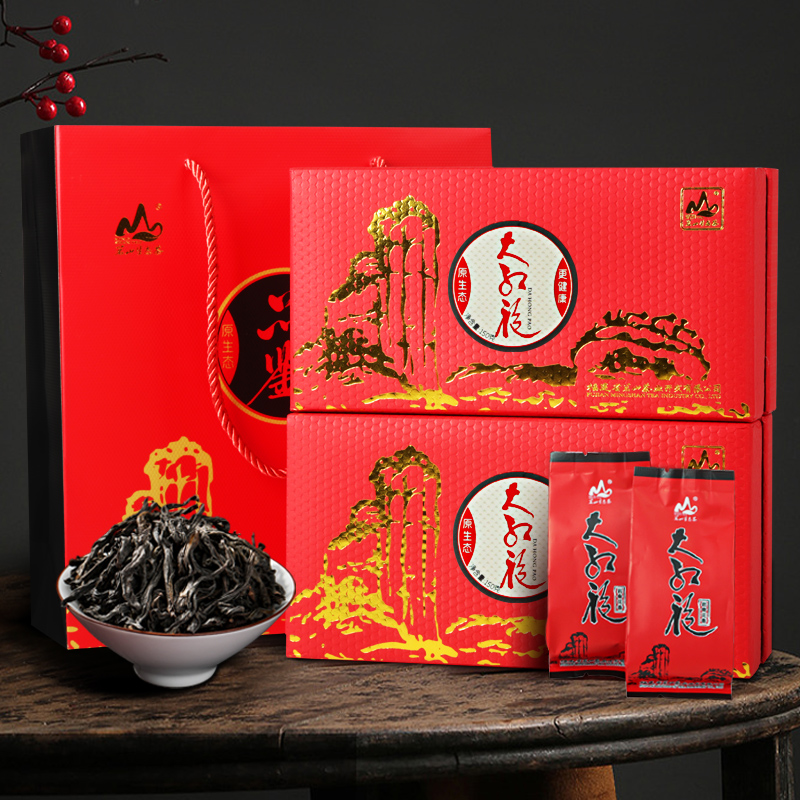 茗山生態(tài)茶 大紅袍烏龍茶 新茶葉 佳節(jié)送禮 雅韻茶葉禮盒裝 300g