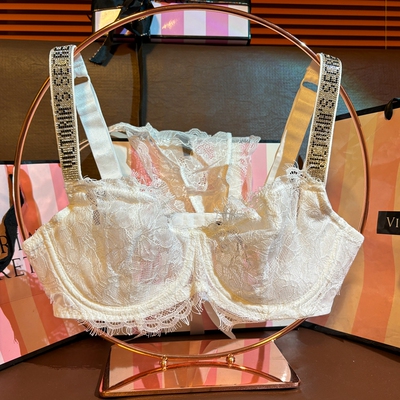 维多利亚性感大胸显小软钢圈文胸