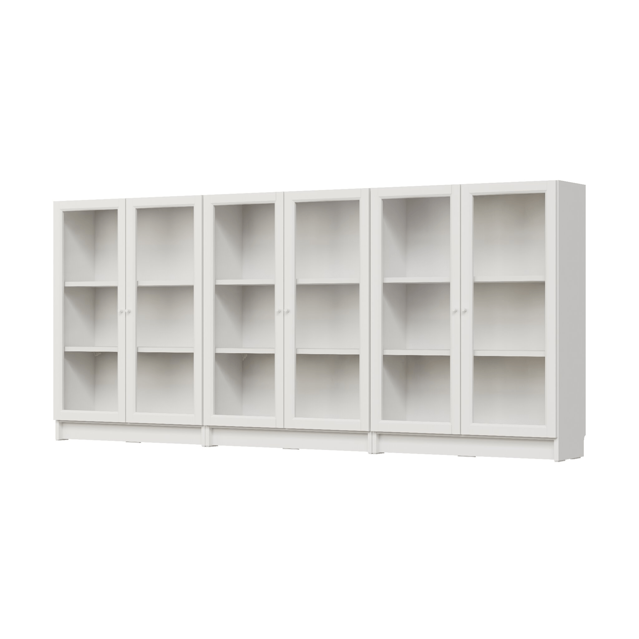 IKEA宜家代购毕利餐边柜白色240x28x106厘米家用收纳储物柜