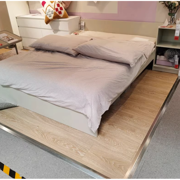 IKEA宜家古希肯双人床带床板150X200简约小户型经济型床板架