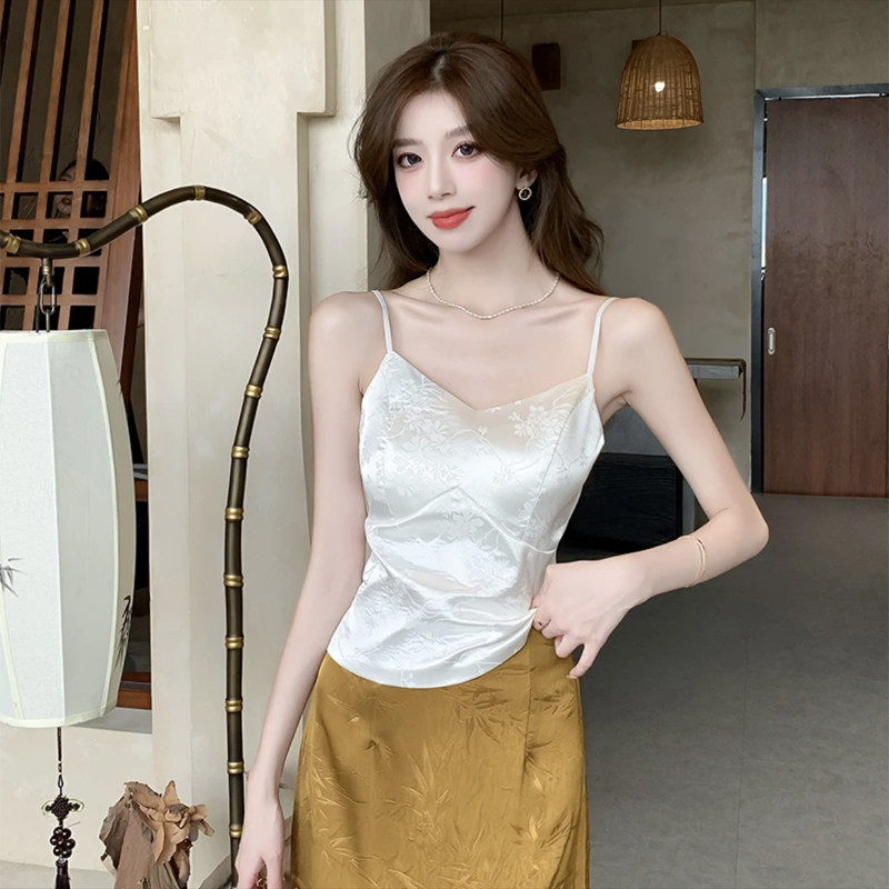 小吊带背心女夏季显瘦内搭短款图片