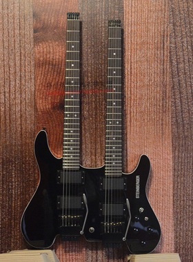 斯坦伯格无头电吉他 黄贯中双头无头电吉他 双颈电吉他双摇电吉他
