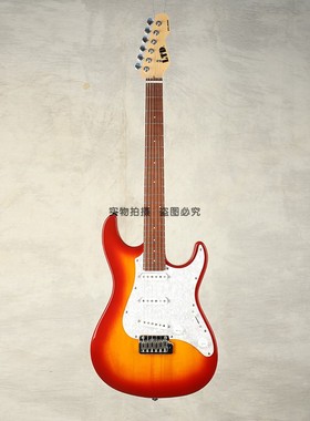 正品ESP LTD初学者进阶LSN200樱桃红渐变两钉单摇单单单ST电吉他