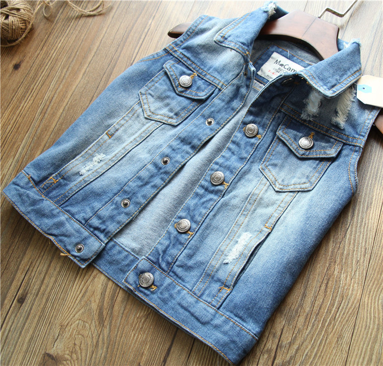 Gilet fille en Toile de coton - Ref 2070710 Image 1