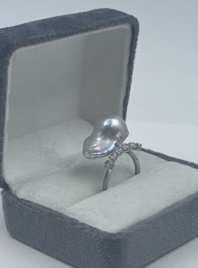 【潘文青补贴】B1105异世界淡水巴洛克戒指