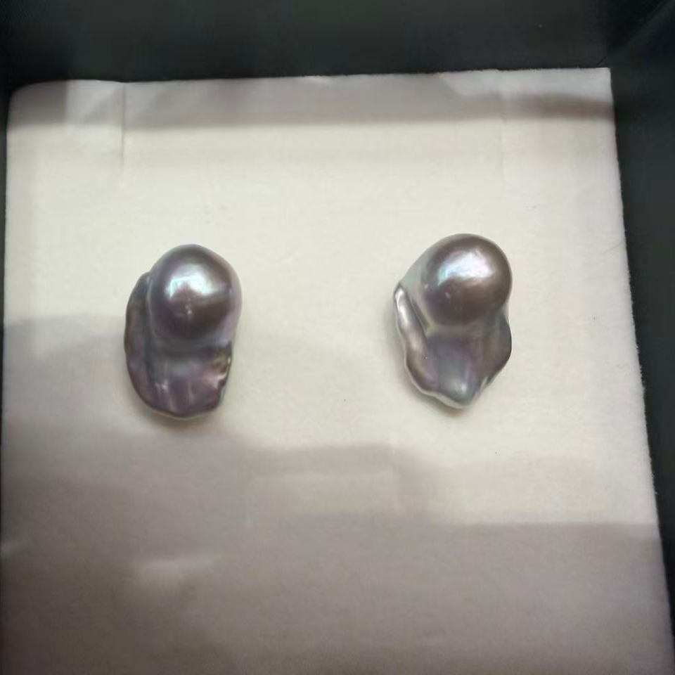 《琳琳粉丝专享》YWLL1205014蓝血巴洛克耳钉LL1205