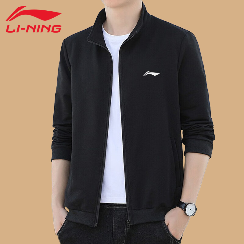 李宁卫衣男2024秋冬季新款加绒