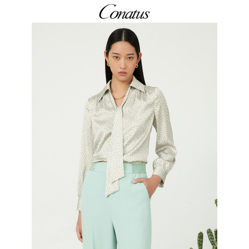 CONATUS/珂尼蒂思花纹上衣