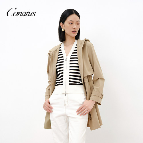卡其色短款外套CONATUS/珂尼蒂思