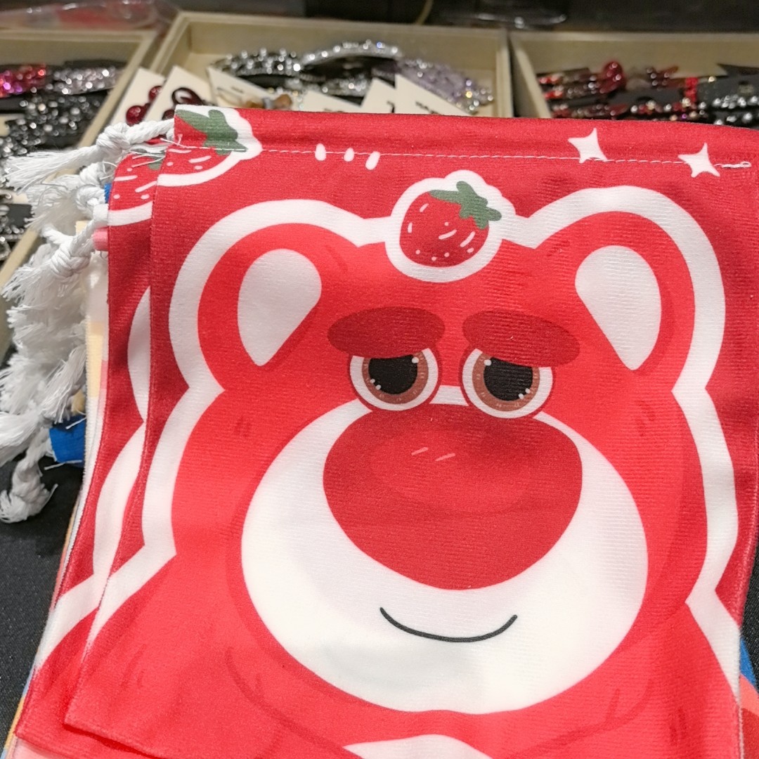 卡通束口袋双面图25*19,玩具/童车/益智/积木/模型,毛绒/玩偶/公仔/布艺类玩具,淘宝优惠券,粉丝福利购,淘宝优惠卷