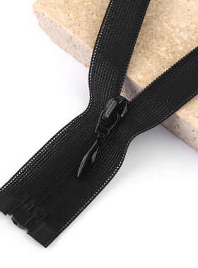 隐形开尾拉链轻薄羽绒服3号蕾丝暗拉链衣服外套开口拉链细拉锁头