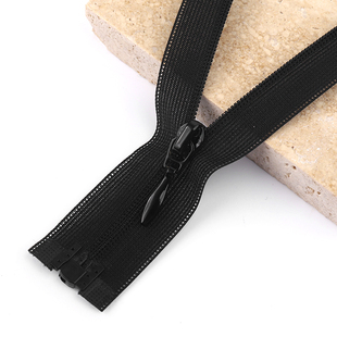 隐形开尾拉链轻薄羽绒服3号蕾丝暗拉链衣服外套开口拉链细拉锁头