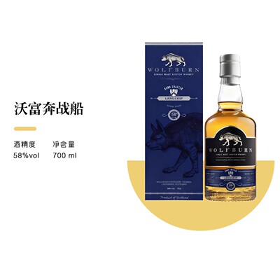 沃富奔战船波本桶58%vol苏格兰
