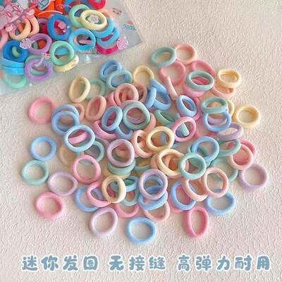 儿童宝宝小橡皮筋女扎头发圈女童头绳女孩发饰碎发头饰不伤发发绳