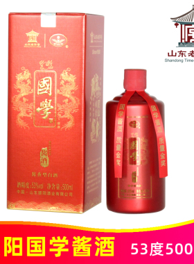 颐阳国学酱香型白酒53度文登学厂家高度白酒山东威海特产