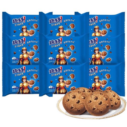 趣多多王子曲奇星85g袋装