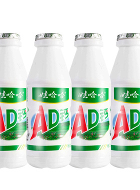 娃哈哈AD钙奶饮料220g大瓶装哇哈哈早餐酸甜8090怀旧饮品