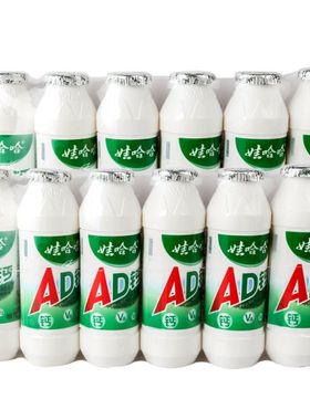 娃哈哈AD钙奶饮料100g/220g瓶大瓶风味饮品儿童早餐饮品整箱批发C