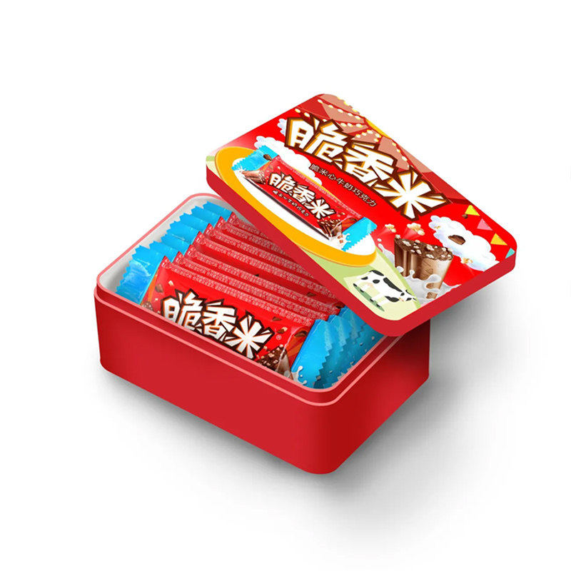 德芙脆香米12g*6支铁盒装牛奶夹心巧克力儿童零食喜糖果生日送礼