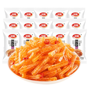 怀旧零食聚餐解馋 经典 卫龙小面筋约24g散装 10包辣条小包装