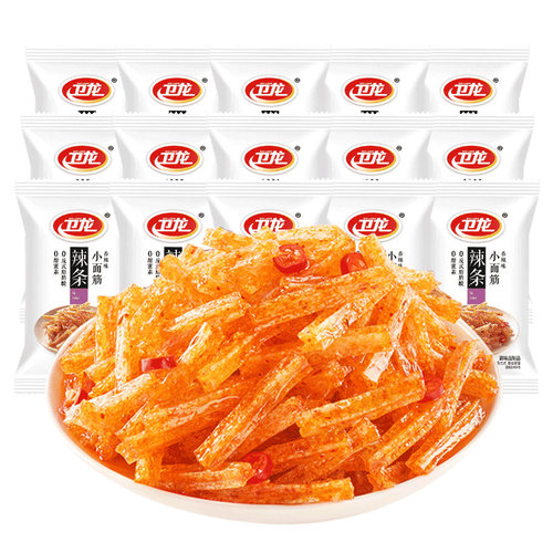 怀旧零食辣条小包装卫龙小面筋