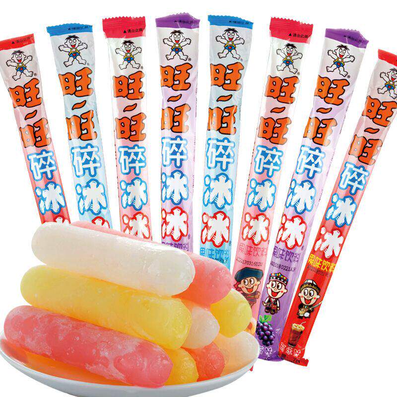 旺旺碎冰冰78ml*8支可乐水果味可吸果冻棒棒冰夏日解暑清爽零食