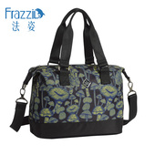 Frazzil 法姿女包包手提布包休闲轻便尼龙包花色手拎包妈妈单肩包