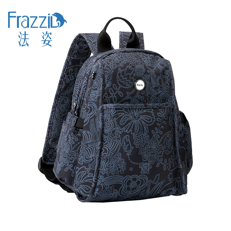 法姿休闲女双肩包涤沦时尚百搭