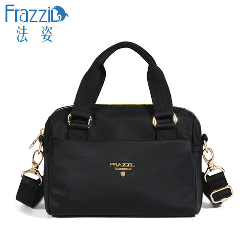 Frazzil/法姿手提斜挎单肩黑色小