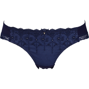 tutuanna内衣女 日系简约性感舒适透气刺绣蕾丝边小裤亲肤内裤女