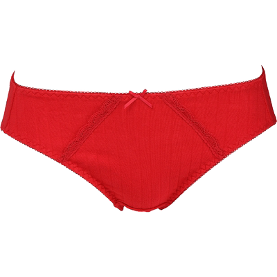 tutuanna内裤女纯色镶蕾丝边小裤