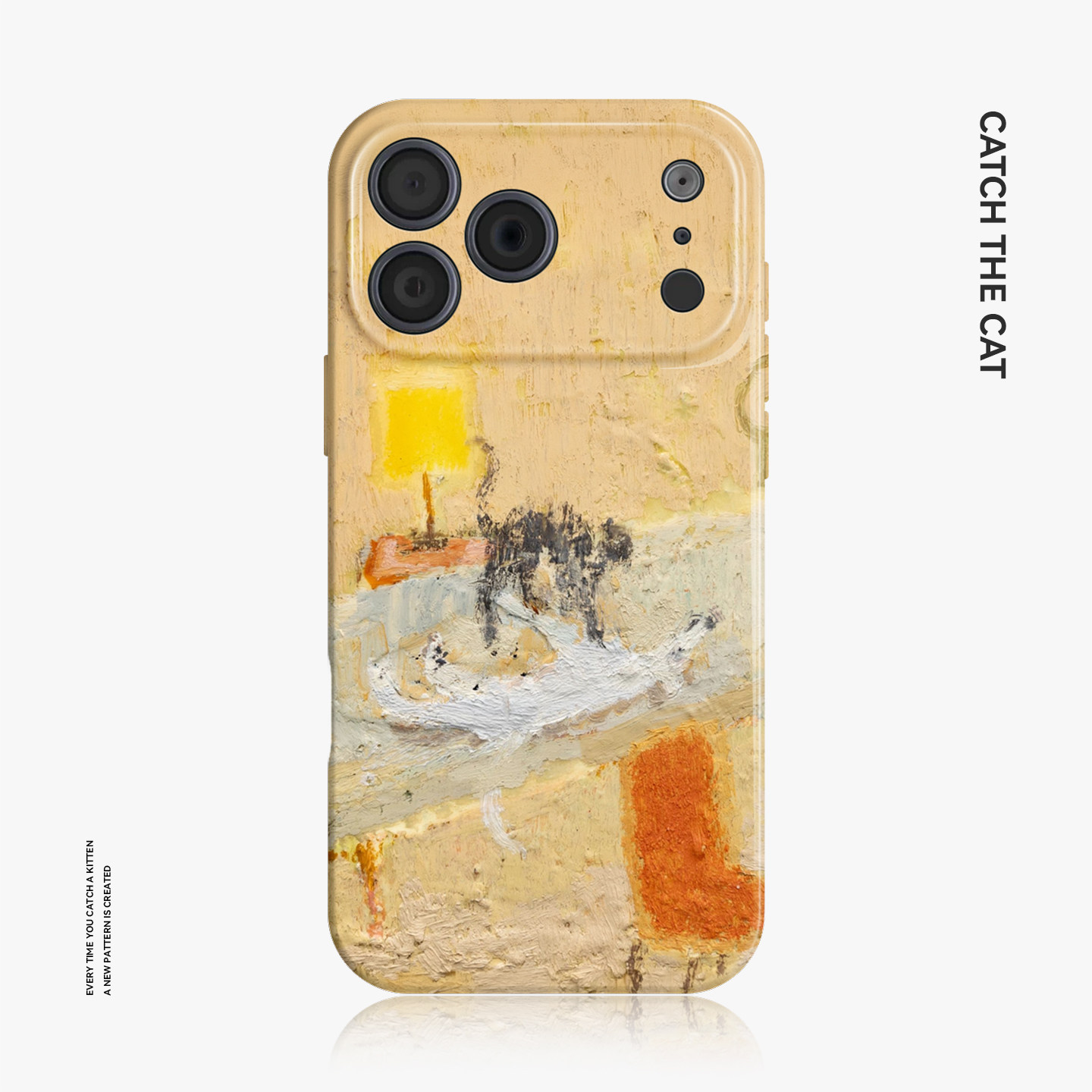 抽象猫狗~适用苹果18promax手机壳17iphone16mate80华为p70小米15reno14油画13oppofindx8艺术vivos50一加12