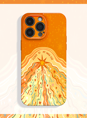 心潮绚澜~适用iPhone16promax苹果14手机壳小米15华为mate70韩系pura70pro+艺术opporeno13荣耀300软vivoX90