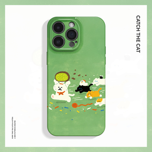 小狗快跑 卡通动物ins适用苹果17promax手机壳iphone16华为nova14小米15opporeno13vivox200一加ace5软findx8