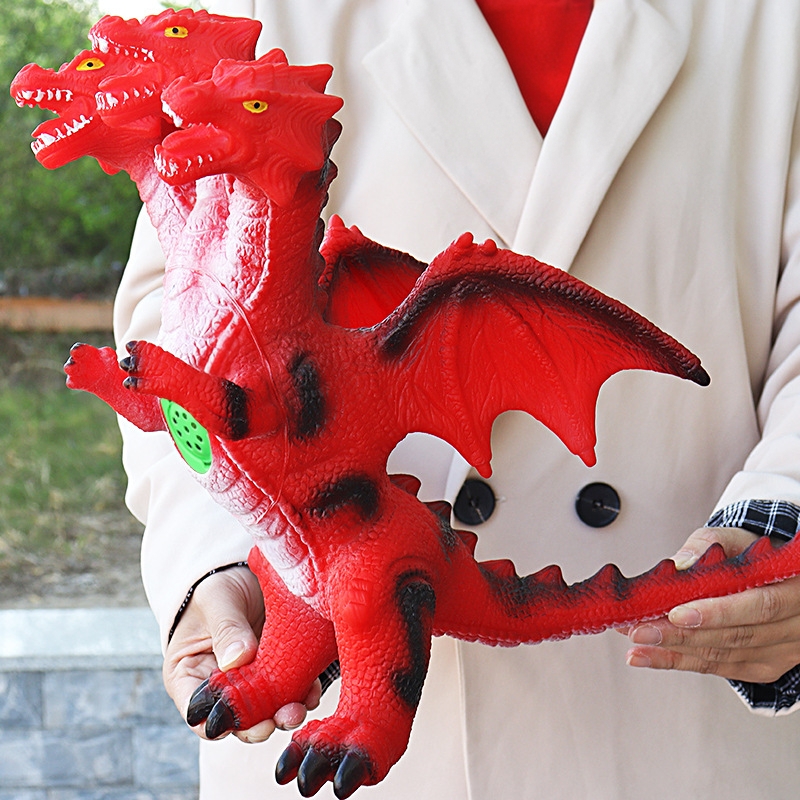 大号软胶恐龙玩具模型早教发声