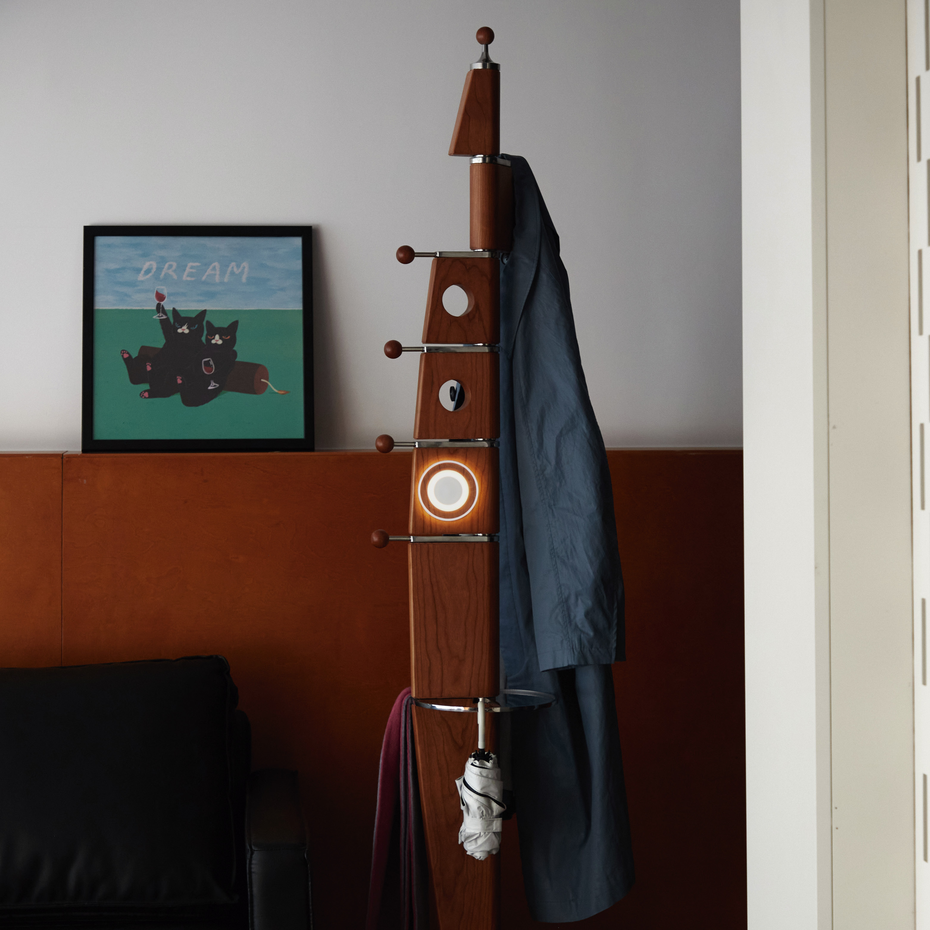 不众丨Aegir衣帽架帆船挂衣架