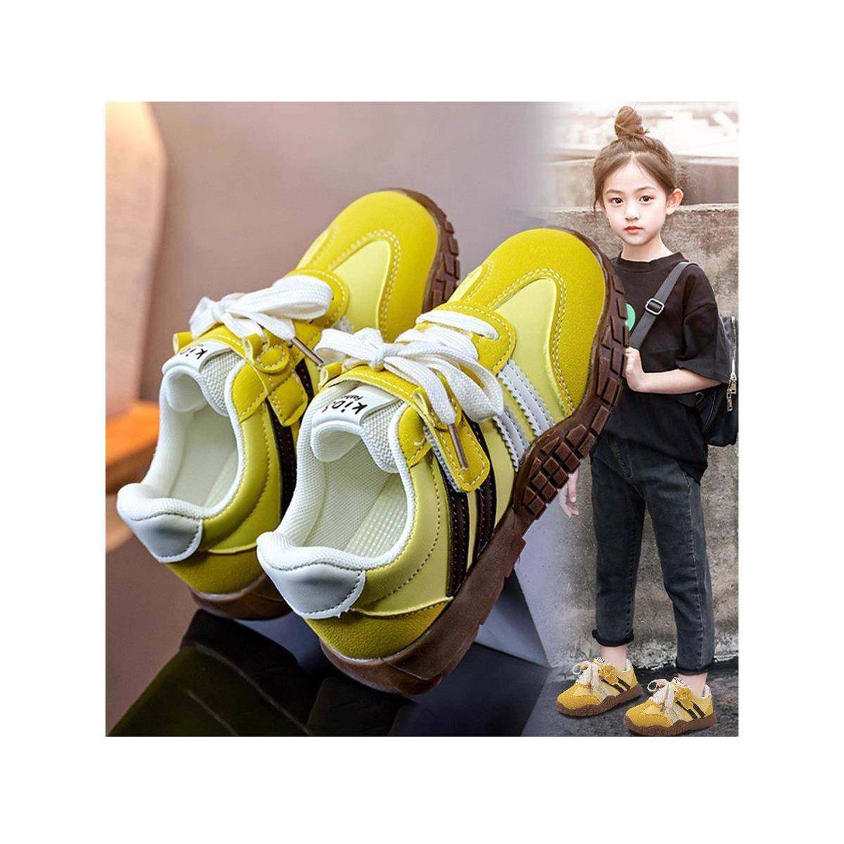 女童低帮板鞋2025秋季儿童皮面运动鞋中大童软底阿甘鞋女孩德训鞋,童鞋/婴儿鞋/亲子鞋,板鞋,淘宝优惠券,粉丝福利购,淘宝优惠卷