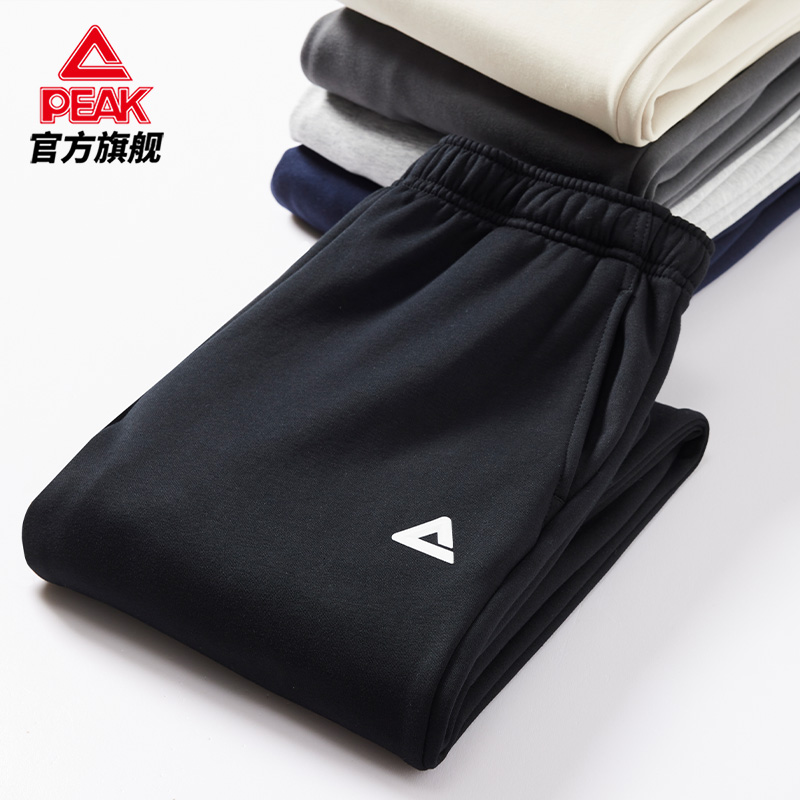 匹克运动裤常规男士加绒保暖
