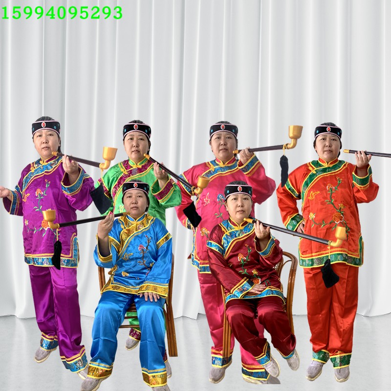 戏剧古装演出服老太太装媒婆套装中老年大秧歌服装多款戏服老婆婆