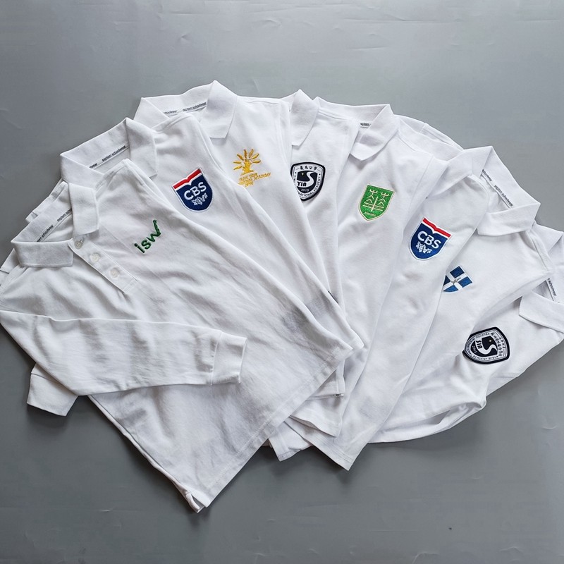 大卫卢克春夏秋男女童中大童翻领长短袖网纹T恤纯白校服园服上装,童装/婴儿装/亲子装,校服/园服,淘宝优惠券,粉丝福利购,淘宝优惠卷