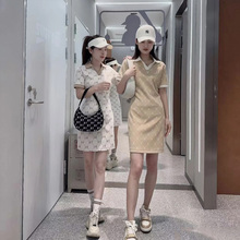 polo领巨好看连衣裙女夏高级感老花2025新款今年流行爆款裙子显瘦